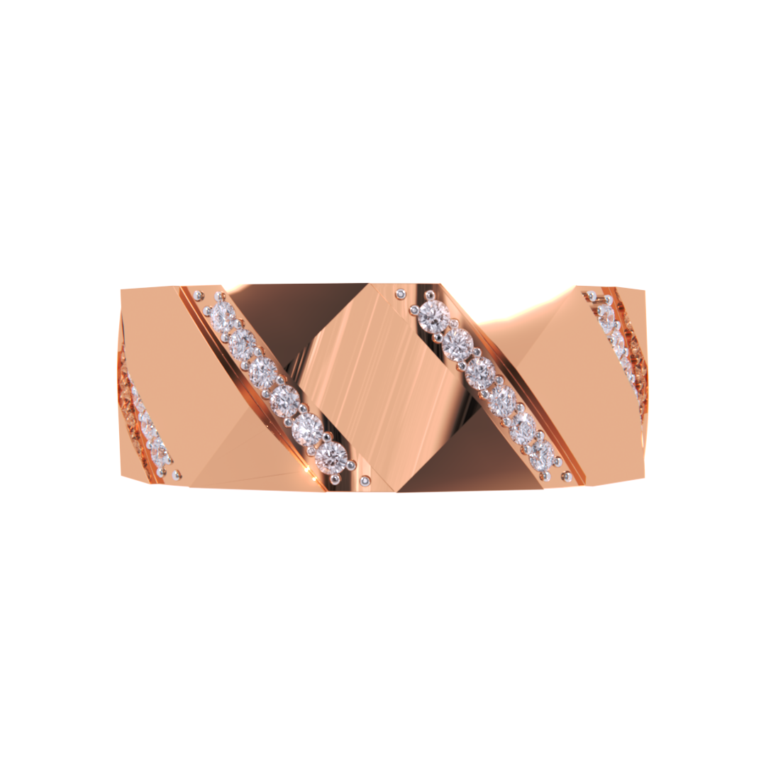 Lab Grown Diamond Wedding Wide Couple Set